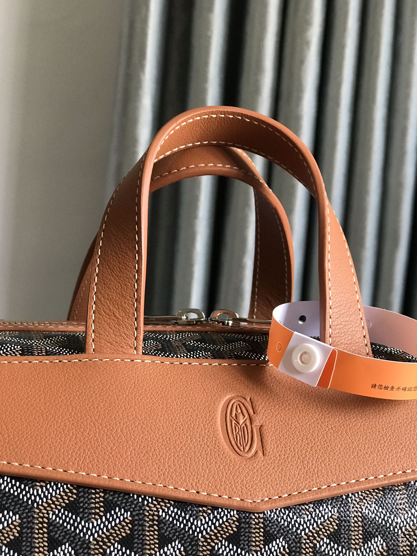 Goyard Cisalpin Backpack brown gray