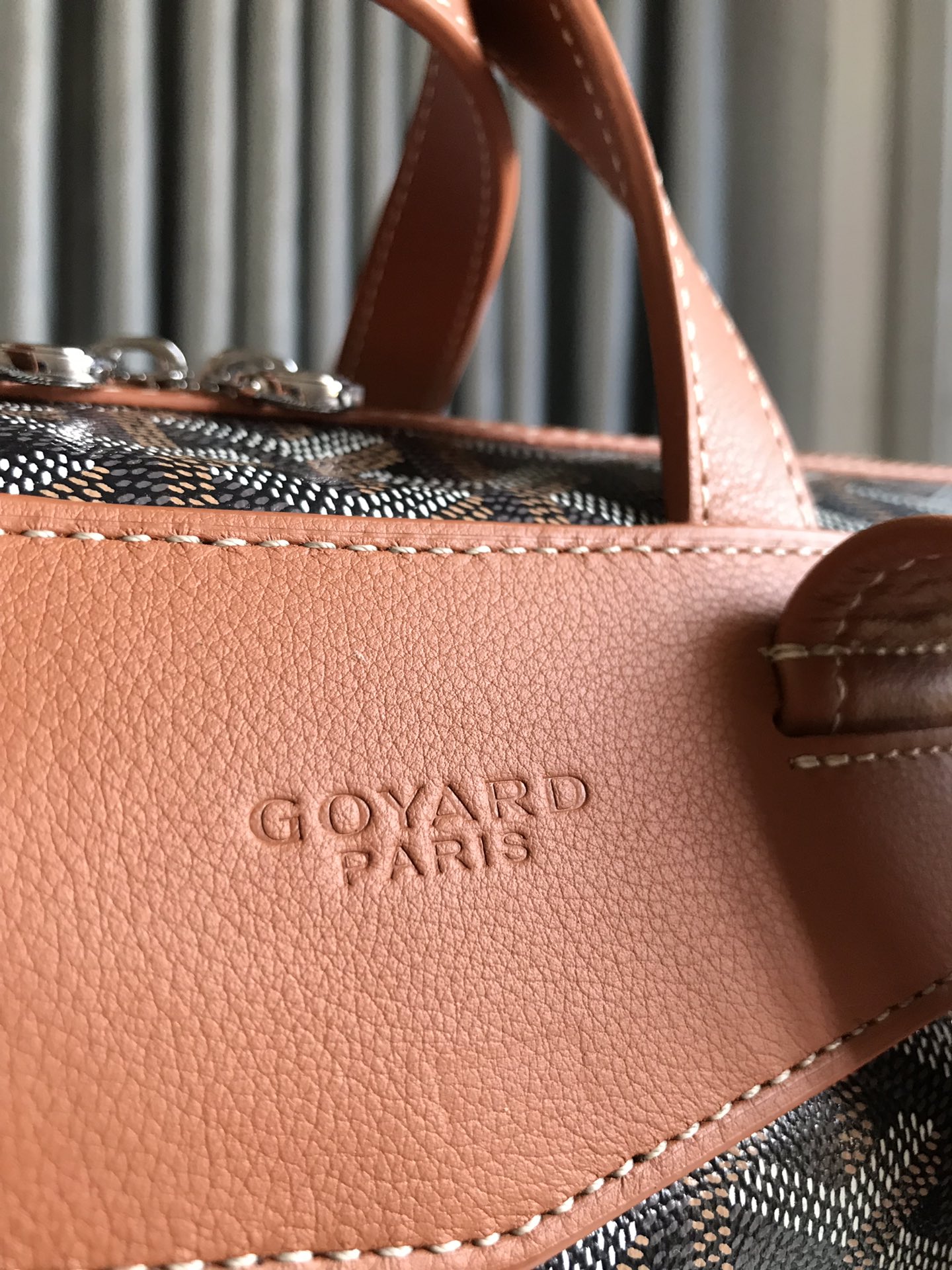 Goyard Cisalpin Backpack brown gray