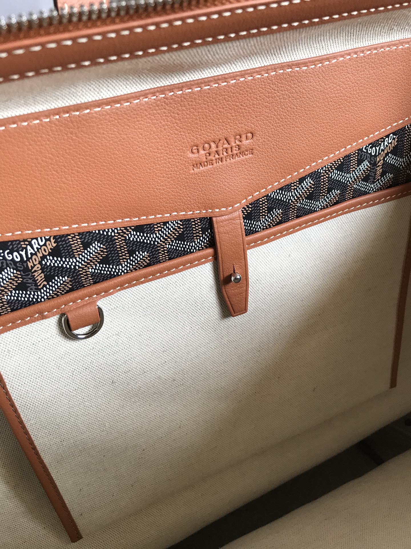 Goyard Cisalpin Backpack brown gray