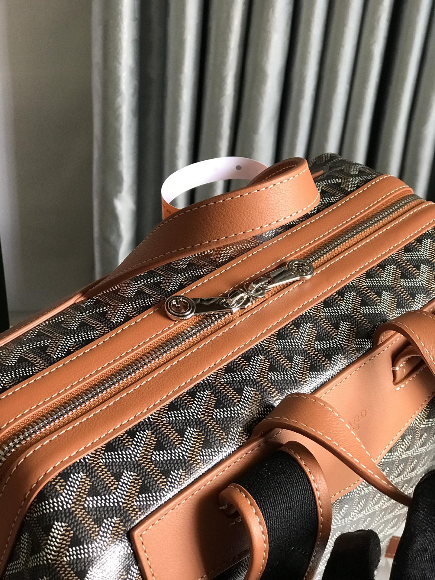 Goyard Cisalpin Backpack brown gray