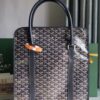 Goyard Goyardine Bourgogne Bag - Blue Handle Bags,