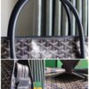 Goyard Goyardine Bourgogne Bag - Blue Handle Bags,