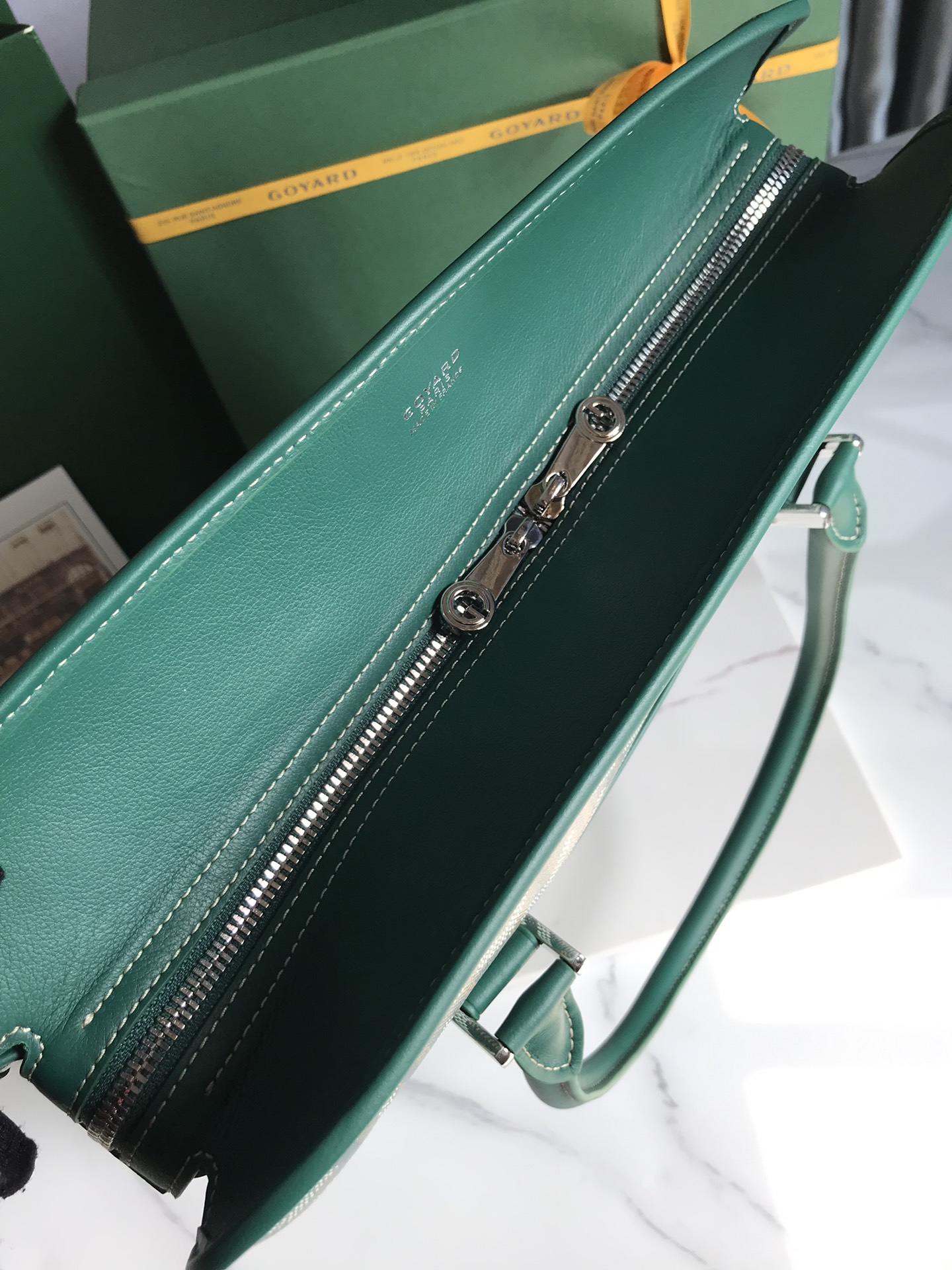 Goyard Goyardine Bourgogne - Green Totes, Handbags - GOY41389