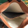 Goyard Bourgogne Bag Coated Canvas Black starp brown 20423770