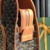 Goyard Bourgogne Bag Coated Canvas Black starp brown 20423770