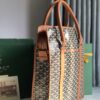 Goyard Bourgogne Bag Coated Canvas Black starp brown 20423770