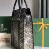 Goyard Goyard Goyardine Bourgogne Bag - Black Totes