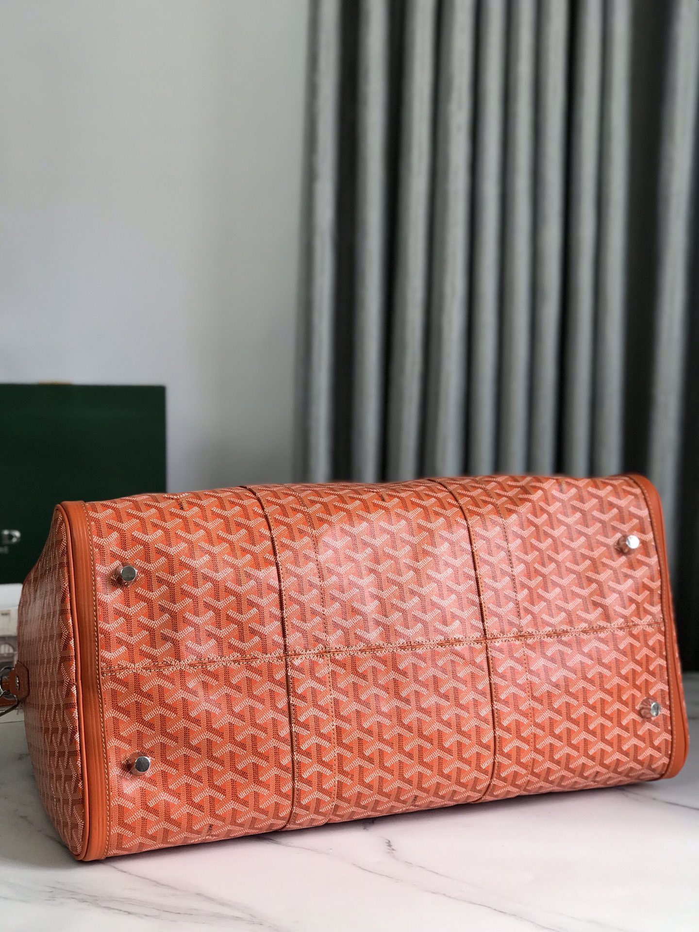 Goyard Croisiere Bag Coated Canvas 50 Orange 852491
