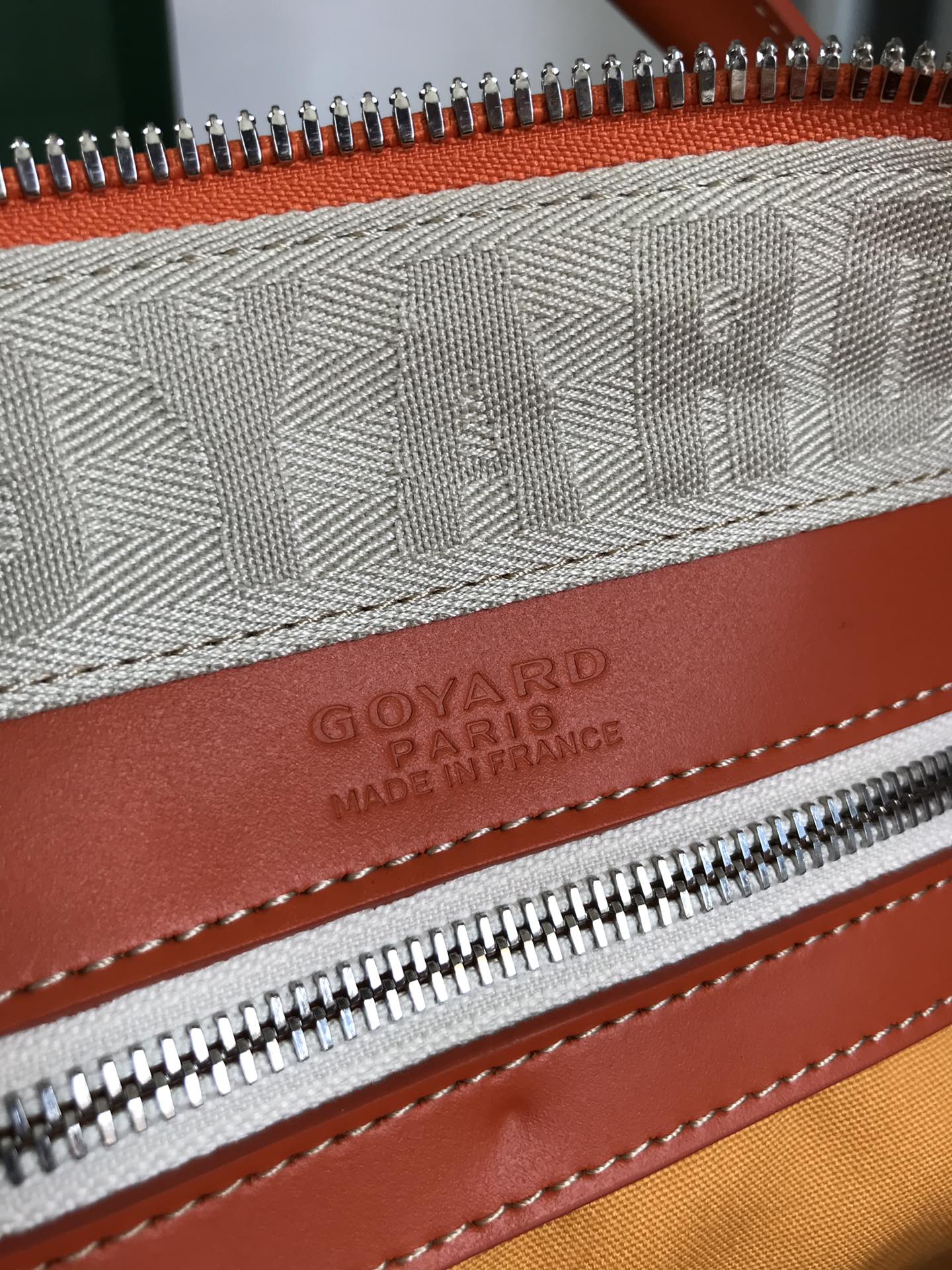 Goyard Croisiere Bag Coated Canvas 50 Orange 852491