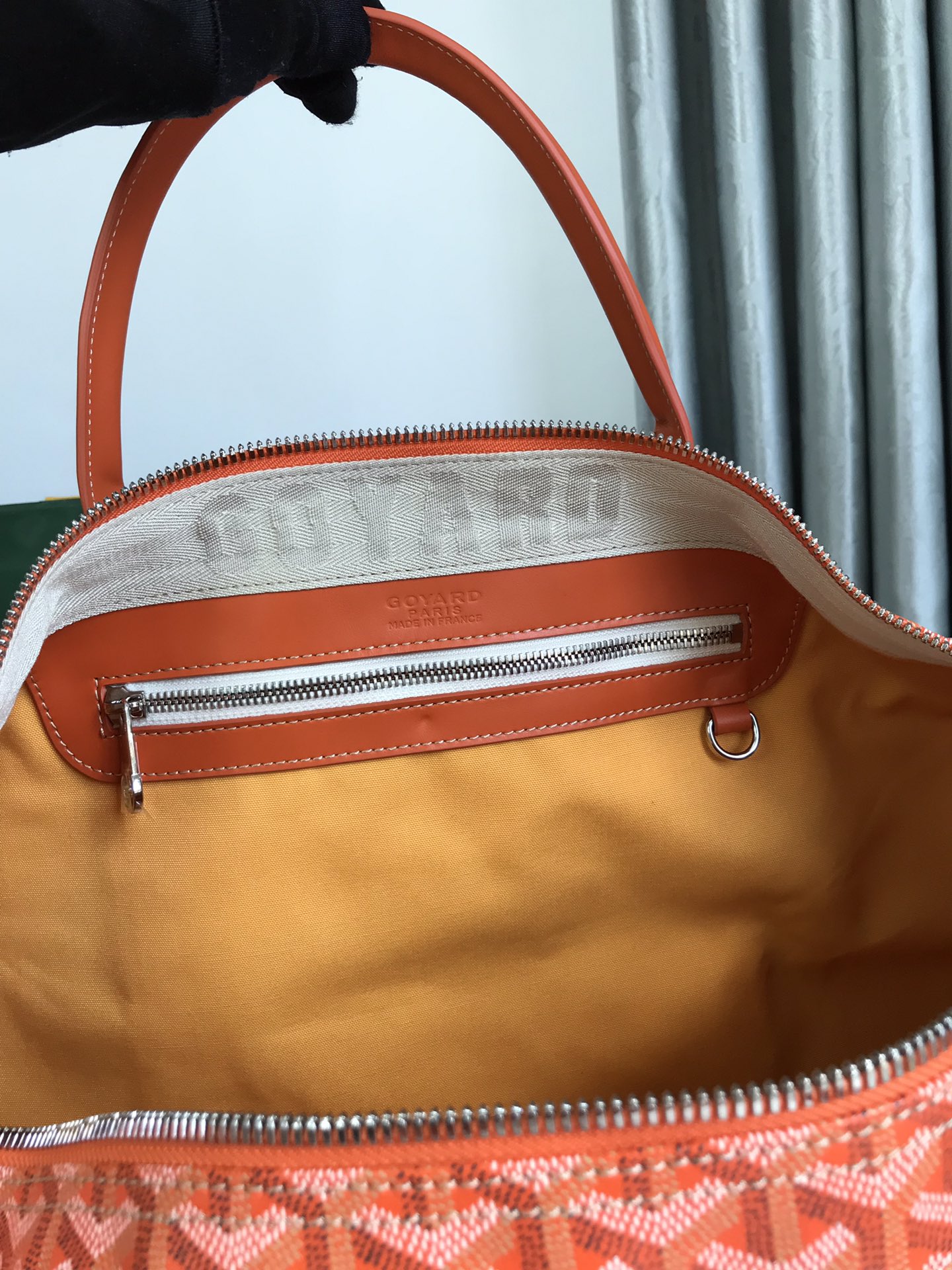 Goyard Croisiere Bag Coated Canvas 50 Orange 852491