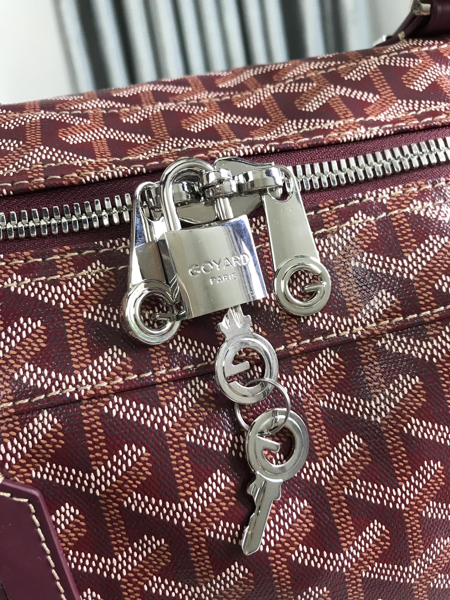 Goyard Goyardine Croisiere 50 - Burgundy Luggage and Travel