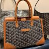 GOYARD Goyardine Saigon Tote Brown gray1670701