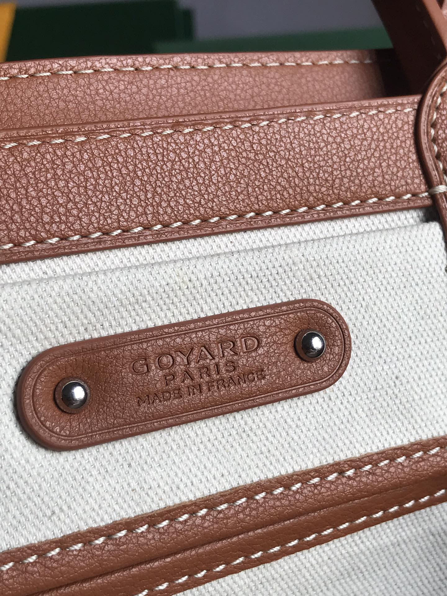 GOYARD Goyardine Saigon Tote brown1670701