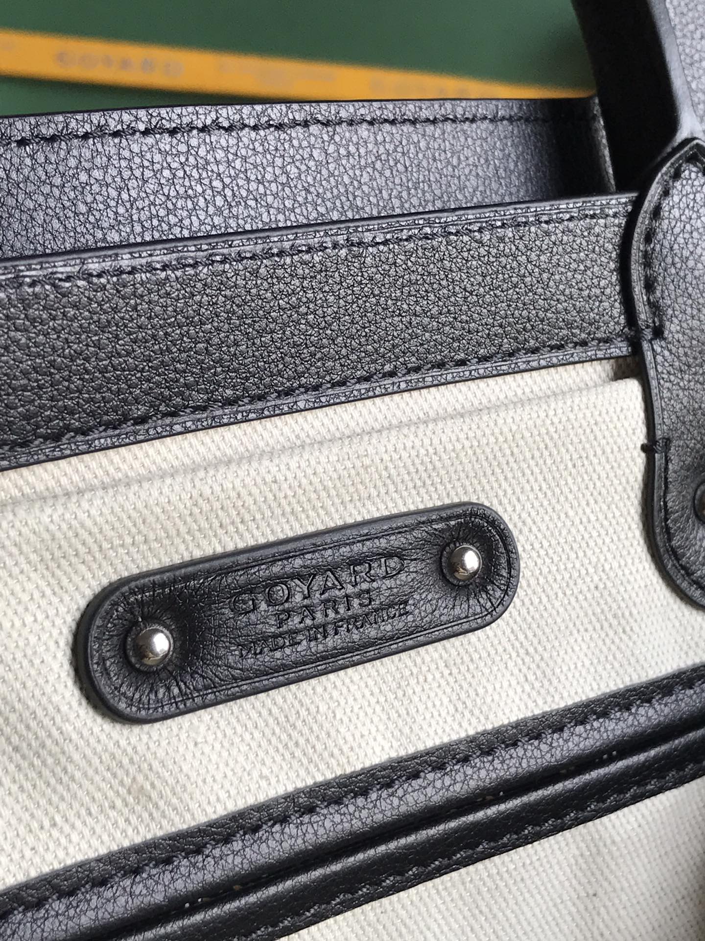 GOYARD Goyardine Saigon Tote Black 1670701