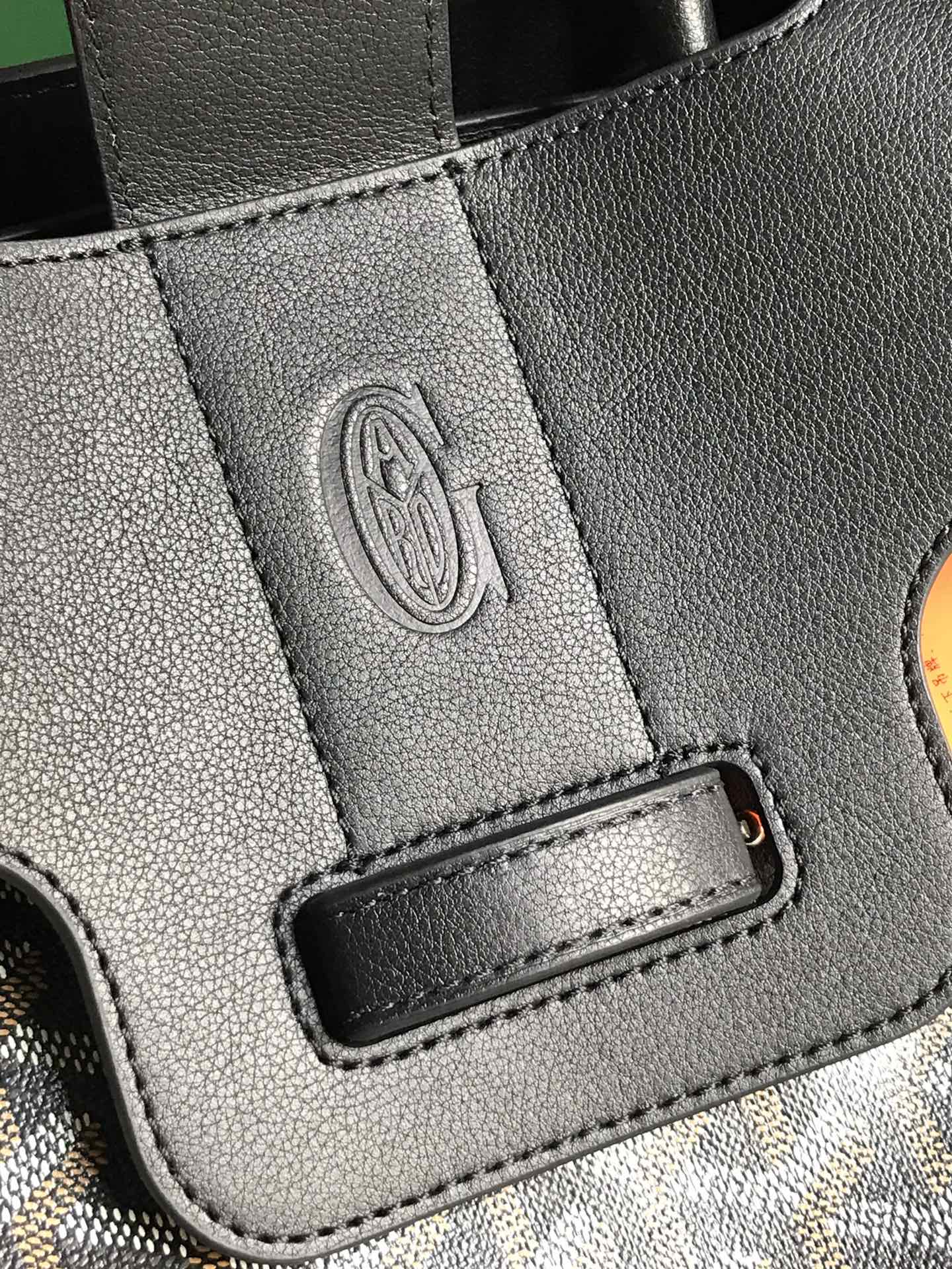 GOYARD Goyardine Saigon Tote Black 1670701