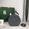 Goyard Black Alto Hatbox Trunk Bag Cloth ref.1184092