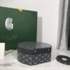 Goyard Black Alto Hatbox Trunk Bag Cloth ref.1184092