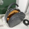 Goyard Black Alto Hatbox Trunk Bag Cloth ref.1184092