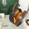 GOYARD Goyardine Alto Hatbox Brown gray.