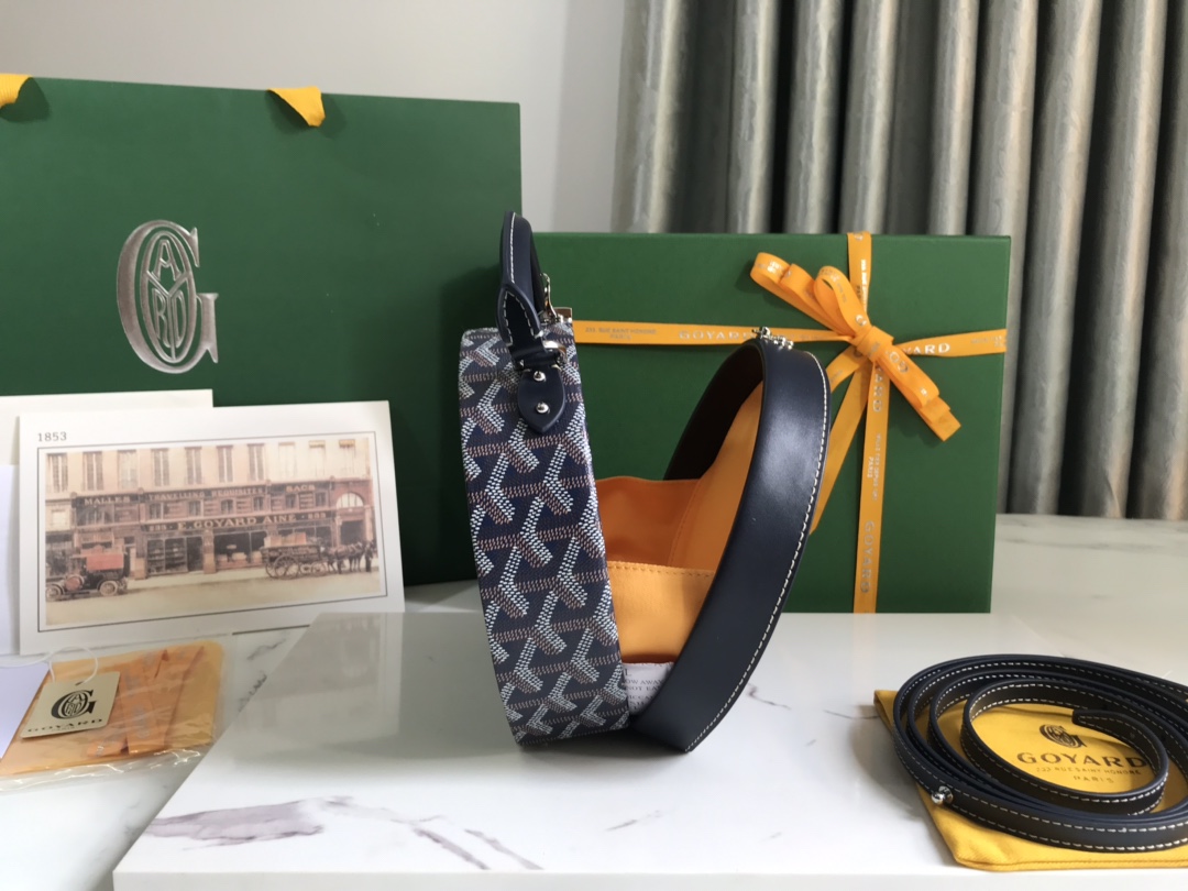 GOYARD Goyardine Alto Hatbox black gray
