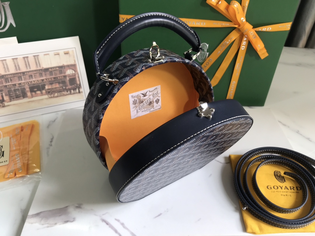 GOYARD Goyardine Alto Hatbox black gray
