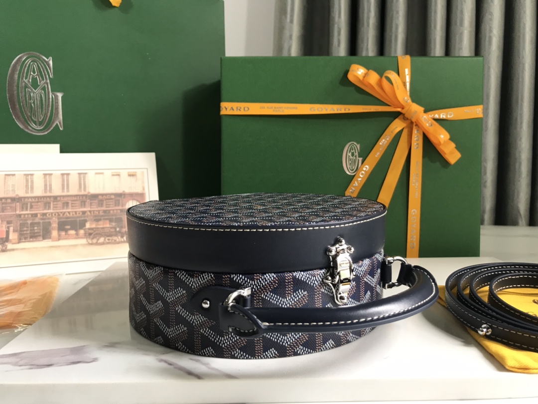 GOYARD Goyardine Alto Hatbox black gray