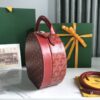 GOYARD Goyardine Alto Hatbox red