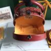 GOYARD Goyardine Alto Hatbox red