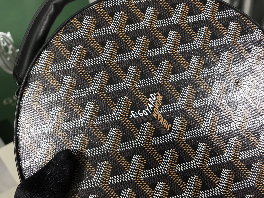 GOYARD Goyardine Alto Hatbox Black brown