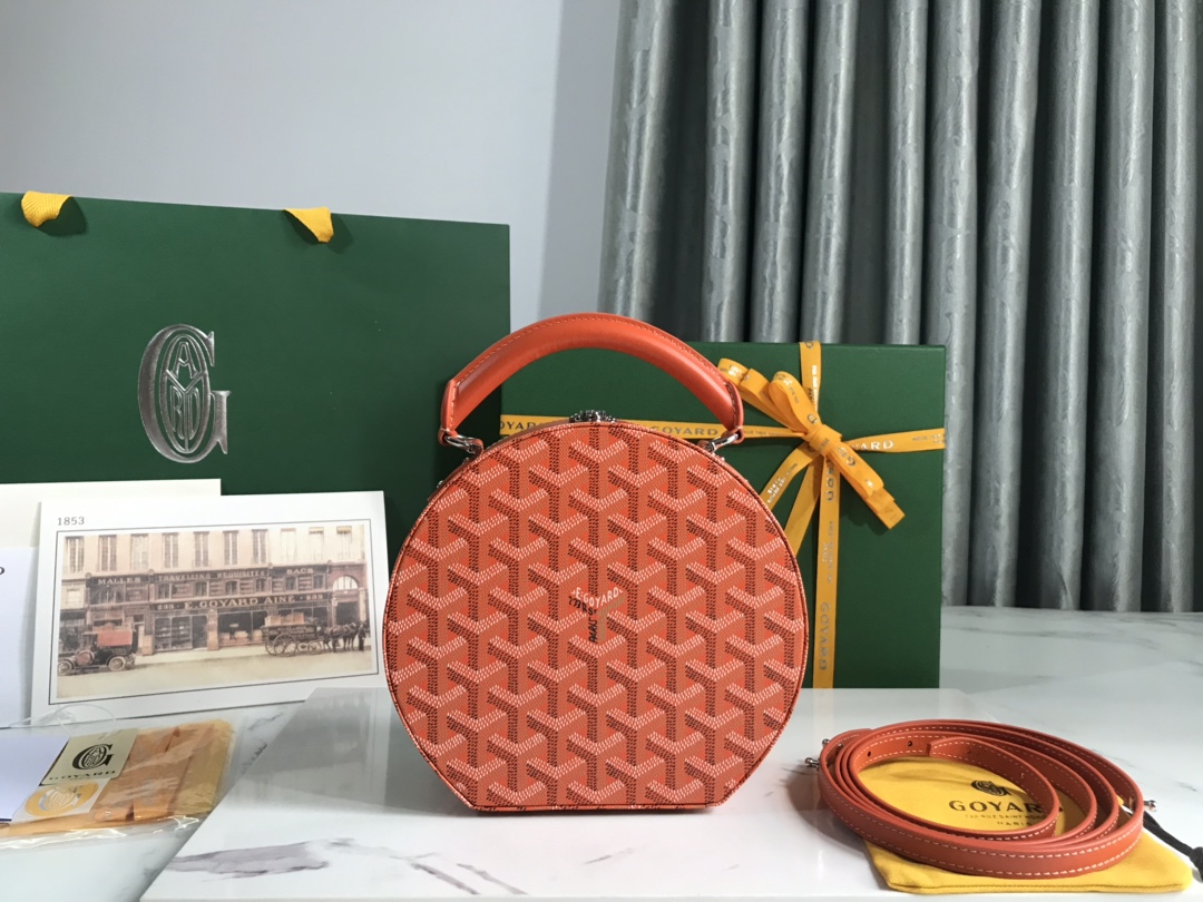 GOYARD Goyardine Alto Hatbox yellow