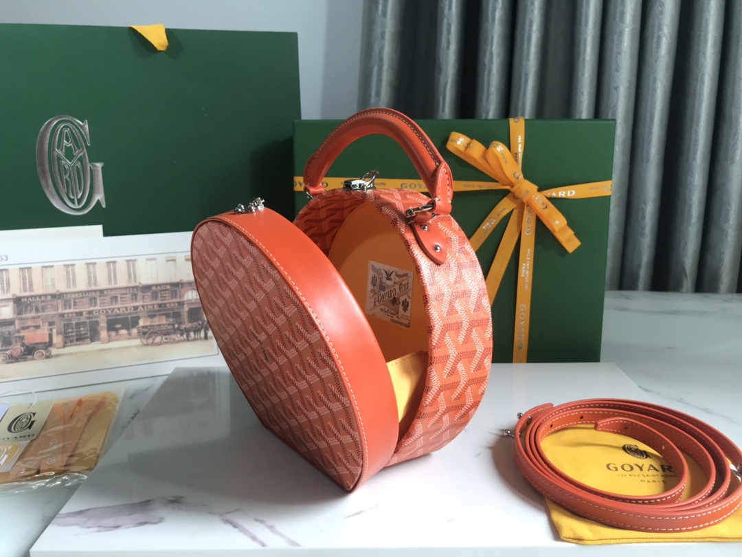 GOYARD Goyardine Alto Hatbox yellow