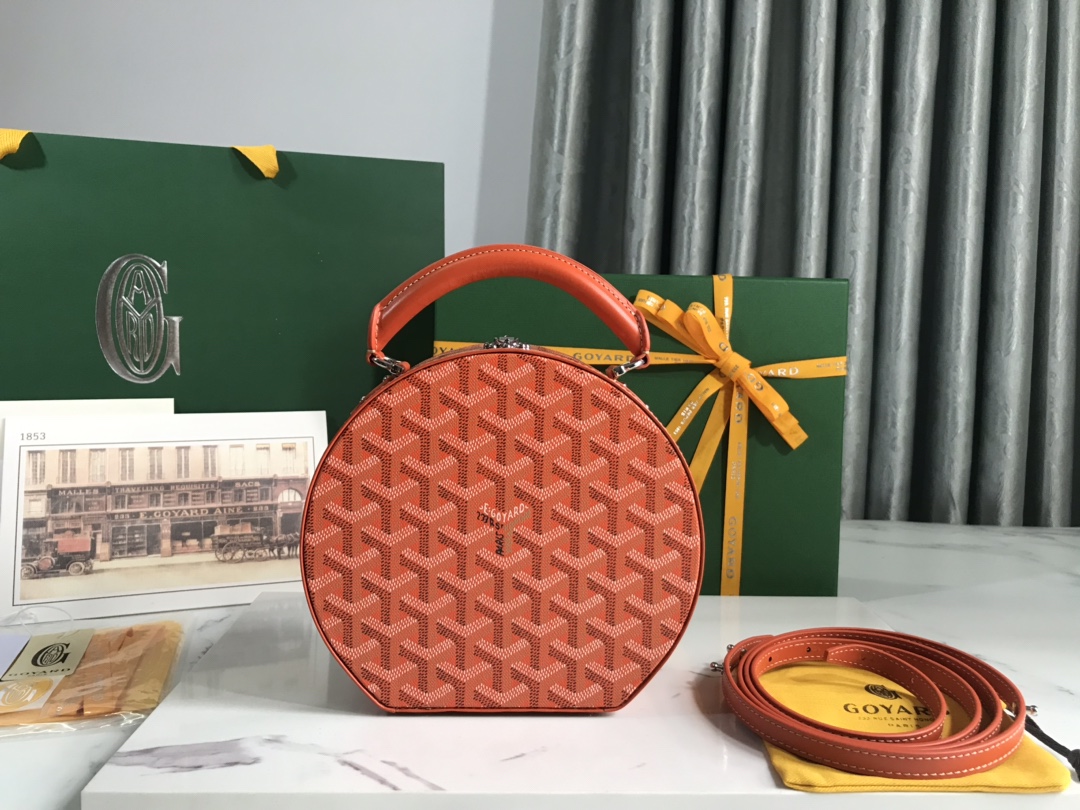 GOYARD Goyardine Alto Hatbox yellow