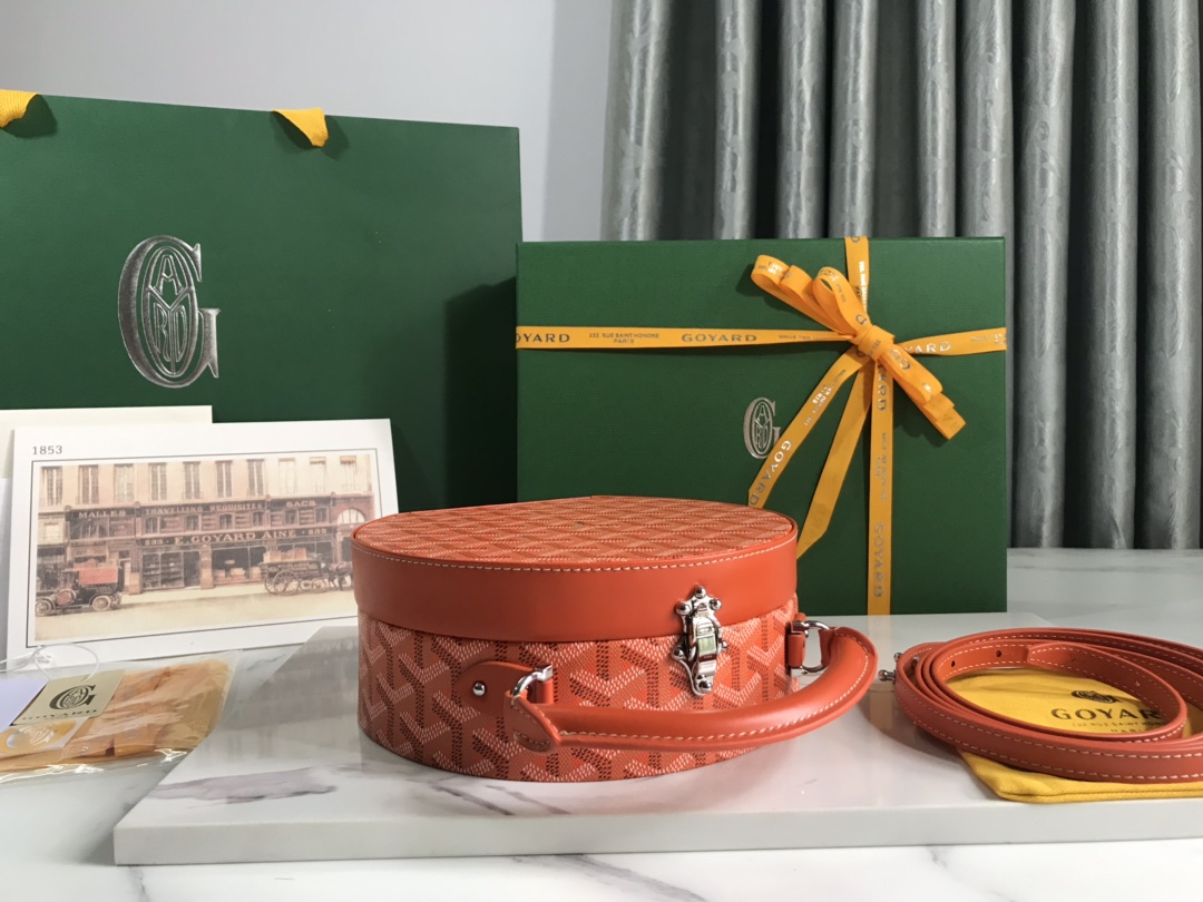 GOYARD Goyardine Alto Hatbox yellow