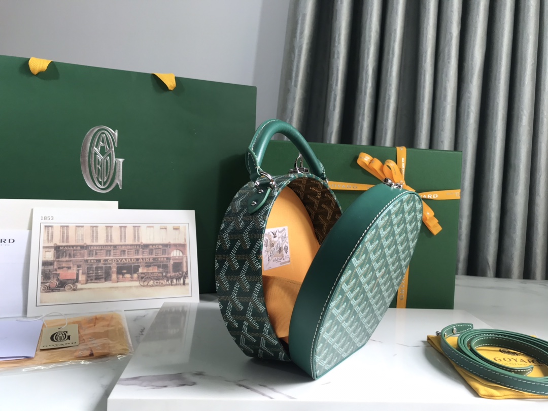 GOYARD Goyardine Alto Hatbox green