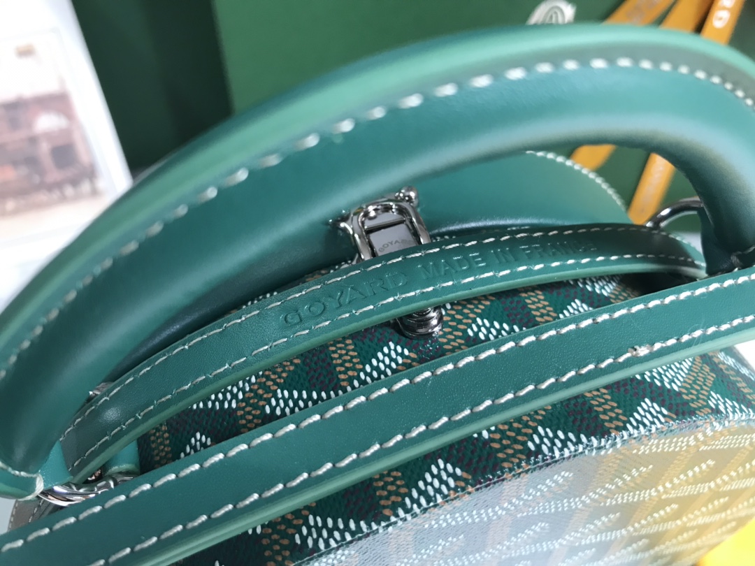 GOYARD Goyardine Alto Hatbox green