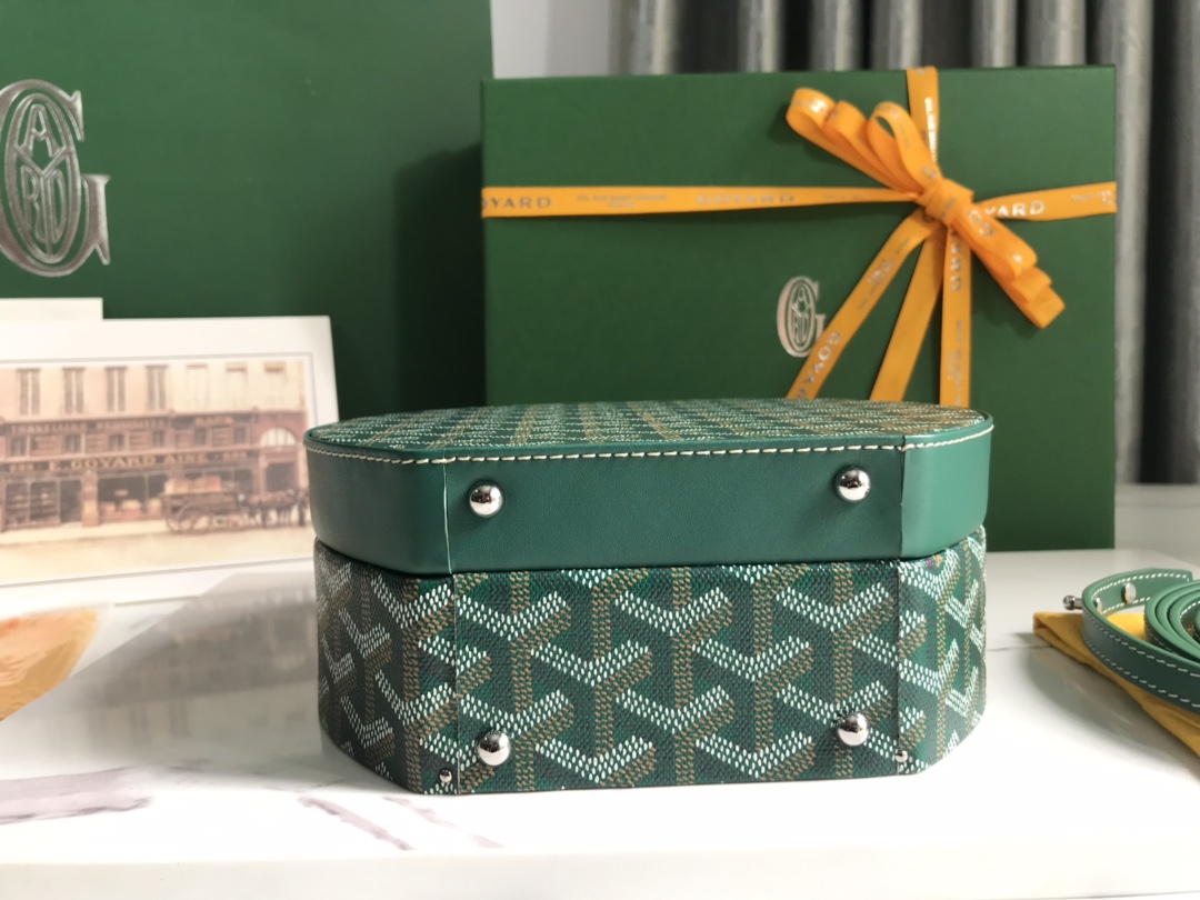 GOYARD Goyardine Alto Hatbox green
