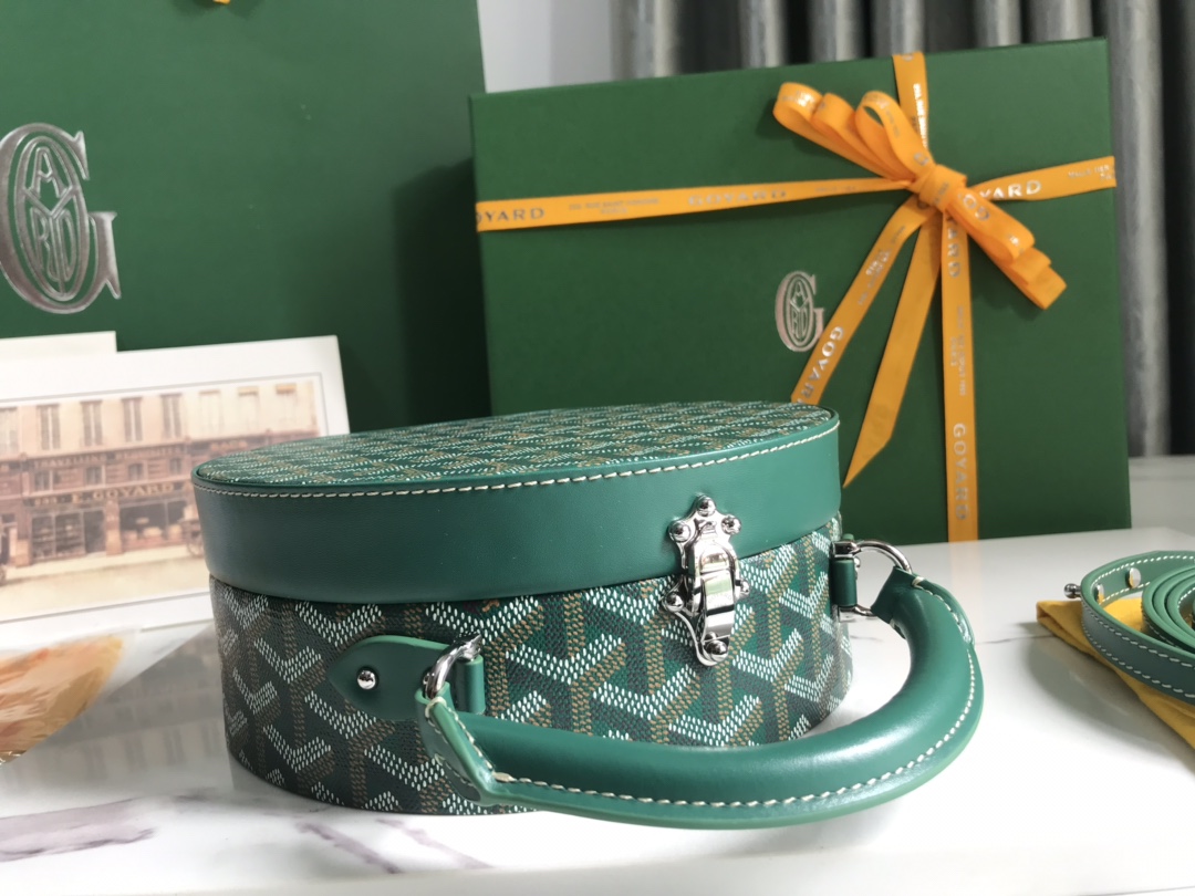 GOYARD Goyardine Alto Hatbox green