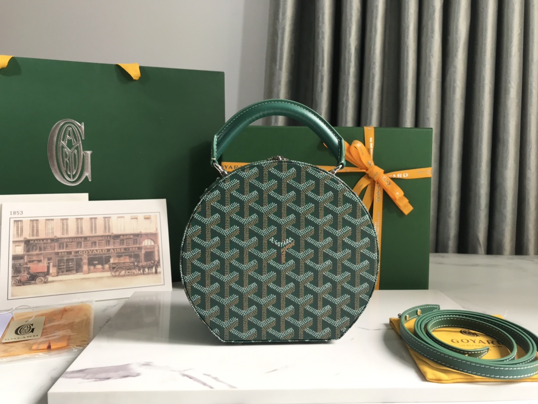 GOYARD Goyardine Alto Hatbox green