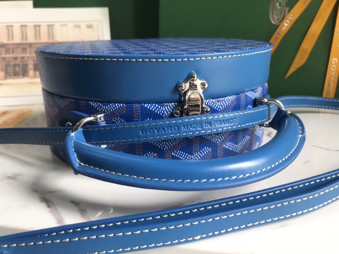 GOYARD Goyardine Alto Hatbox blue
