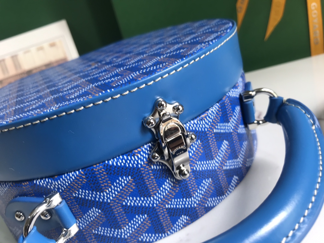GOYARD Goyardine Alto Hatbox blue