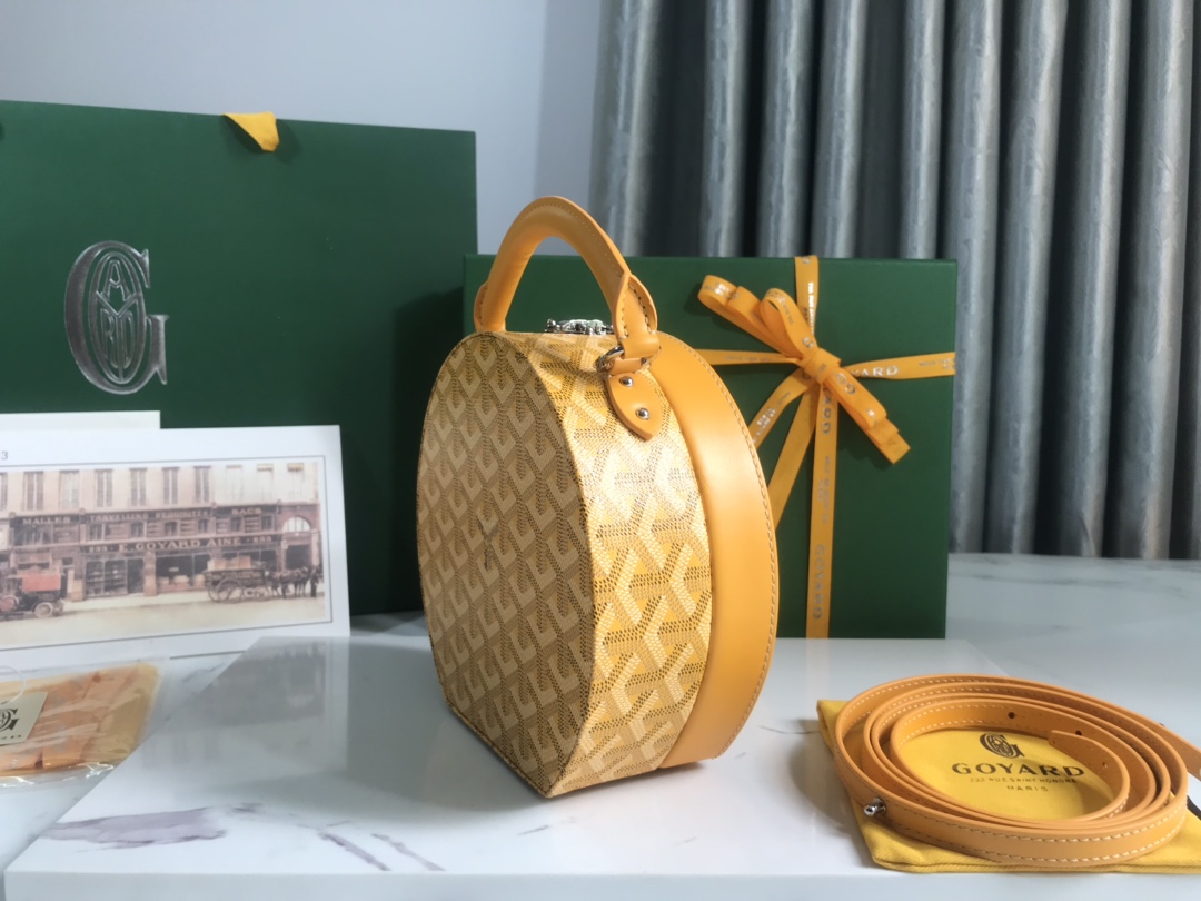 GOYARD Goyardine Alto Hatbox yellow