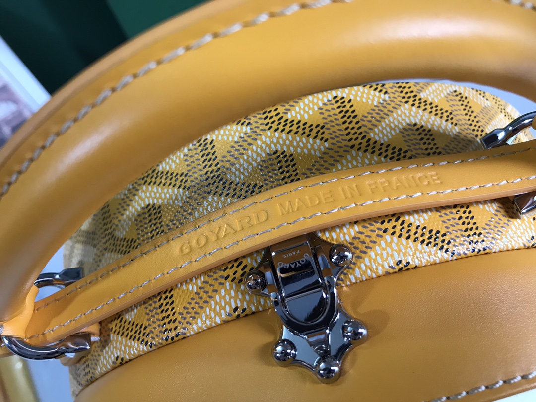 GOYARD Goyardine Alto Hatbox yellow