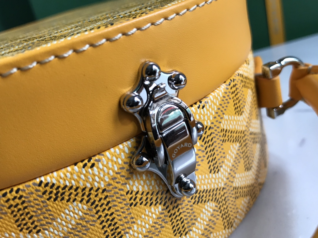 GOYARD Goyardine Alto Hatbox yellow