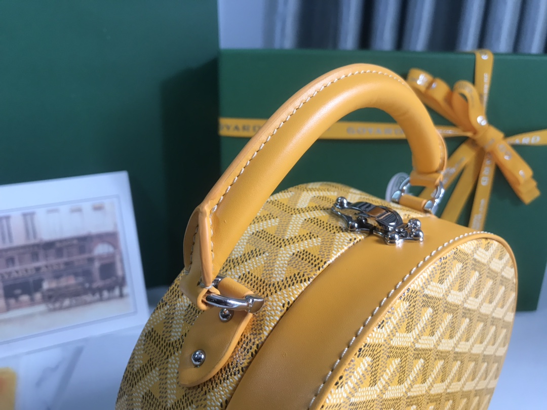 GOYARD Goyardine Alto Hatbox yellow