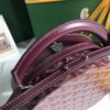 GOYARD Goyardine Alto Hatbox Burgundy