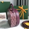 GOYARD Goyardine Alto Hatbox Burgundy