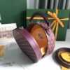 GOYARD Goyardine Alto Hatbox Burgundy