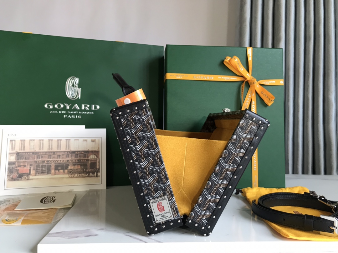 Goyard Grand Hotel Trunk Bag black Brown | eBay