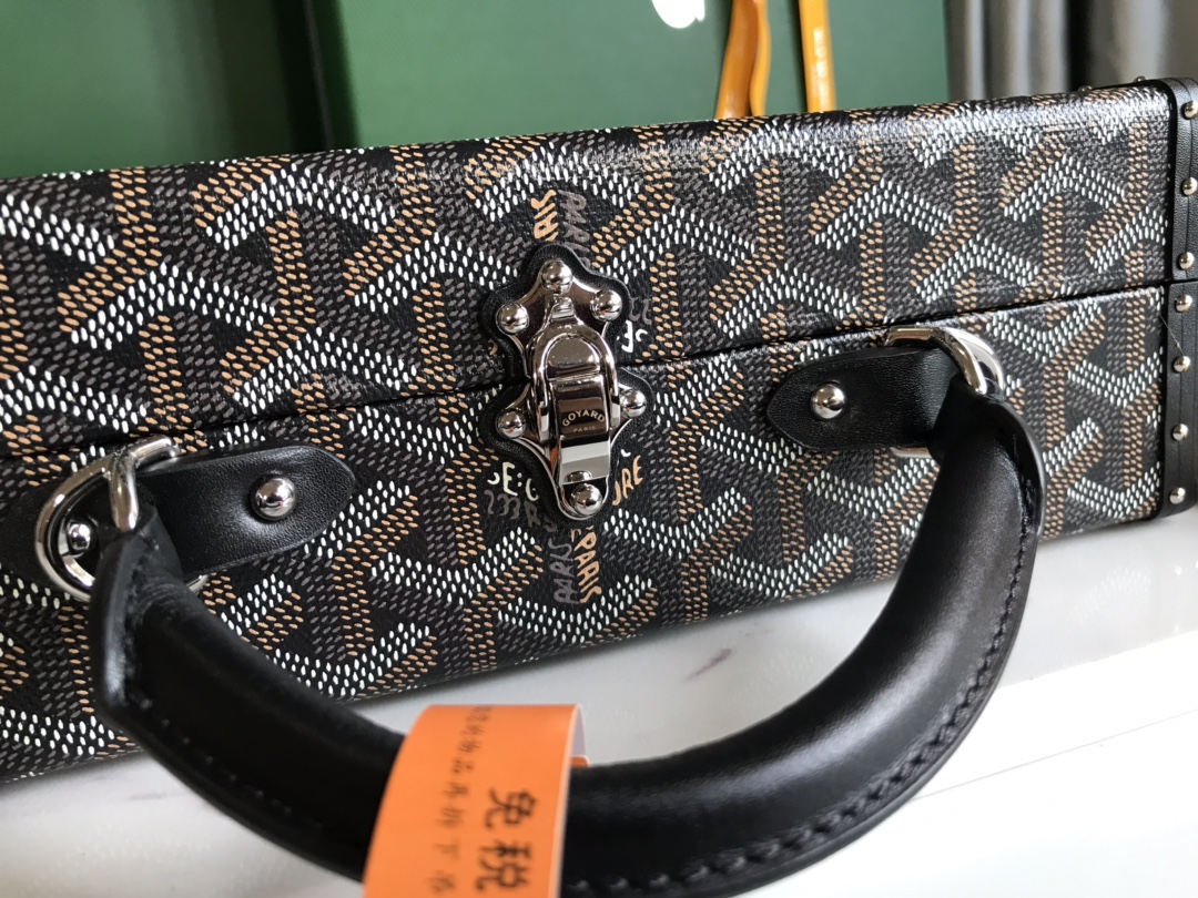 Goyard Grand Hotel Trunk Bag black Brown | eBay