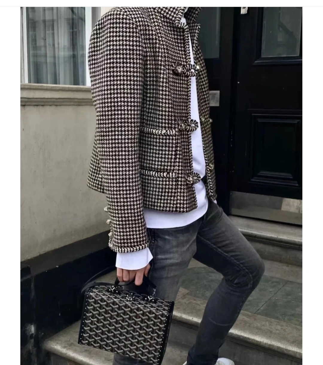 Goyard Grand Hotel Trunk Bag Brown gray| eBay